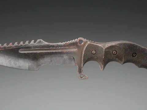 Tactical Combat Knife V2 3D Model