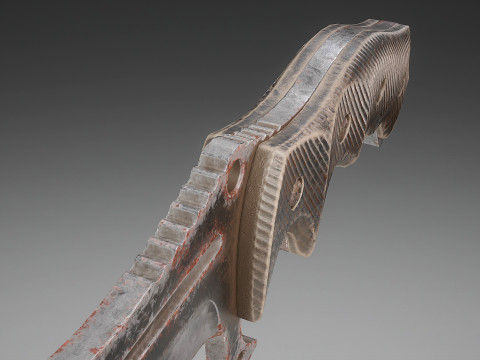 Tactical Combat Knife V2 3D Model