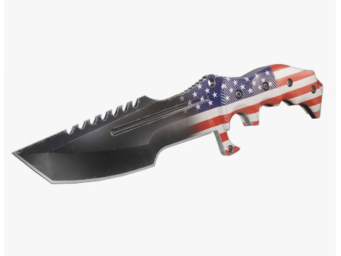 Tactical Combat Knife V3 3D-Modell