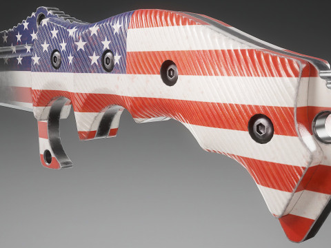 Tactical Combat Knife V3 3D Model