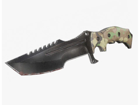 Cuchillo de combate t&aacute;ctico V4 Modelo 3D