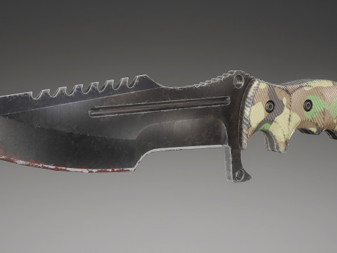 Tactical Combat Knife V4 3D-Modell