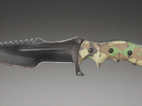 Tactical Combat Knife V4 3D Model