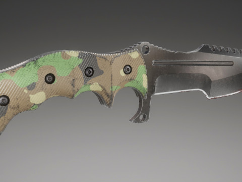 Tactical Combat Knife V4 3D-Modell