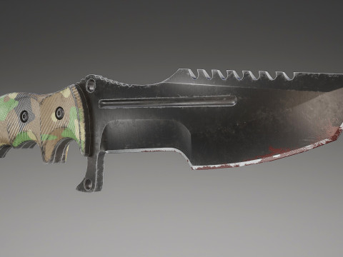 Tactical Combat Knife V4 3D-Modell