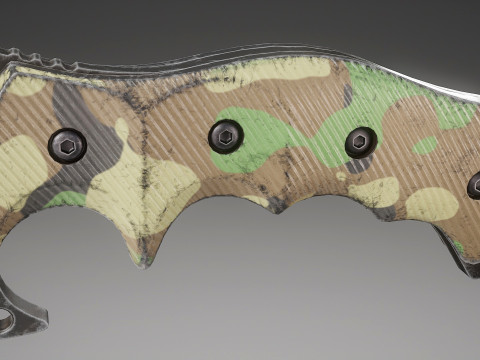 Tactical Combat Knife V4 3D-Modell