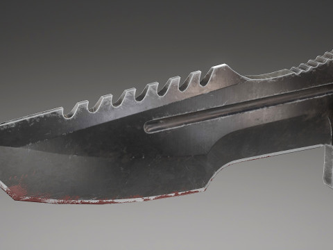 Tactical Combat Knife V4 3D-Modell