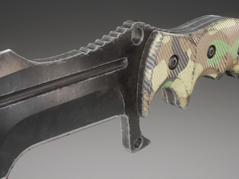Tactical Combat Knife V4 3D-Modell