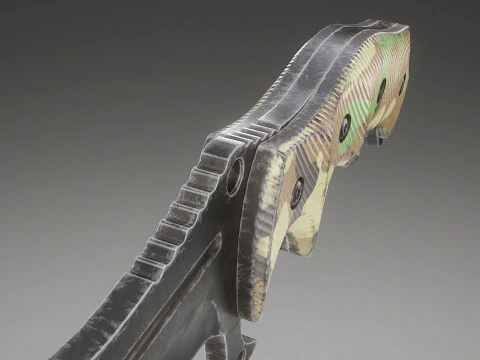Tactical Combat Knife V4 3D Model