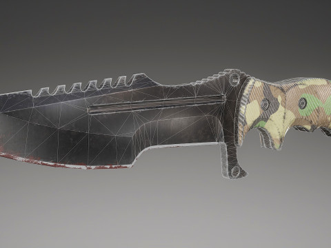 Tactical Combat Knife V4 3D-Modell