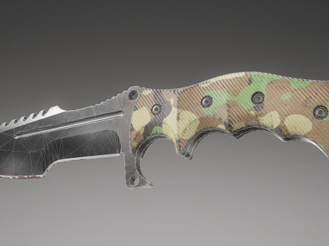 Tactical Combat Knife V4 3D-Modell