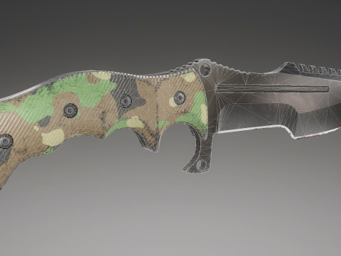 Tactical Combat Knife V4 3D-Modell