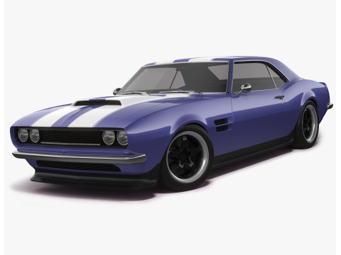 Generic Muscle Car 3D-Modell
