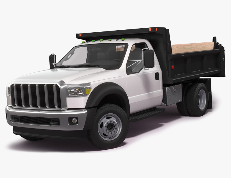 Dump Truck 3D Model .c4d .max .obj .3ds .fbx .stl .blend 