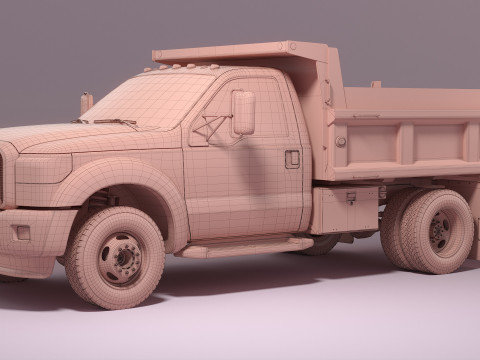 Dump Truck 3D Model