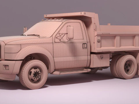 Dump Truck 3D Model