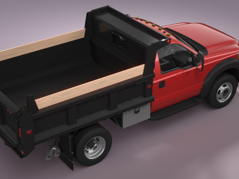 Snow Plow Truck 3D Модель