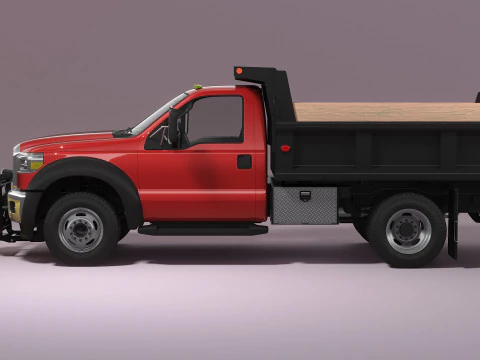 Caminh&atilde;o limpa-neve Modelo 3D