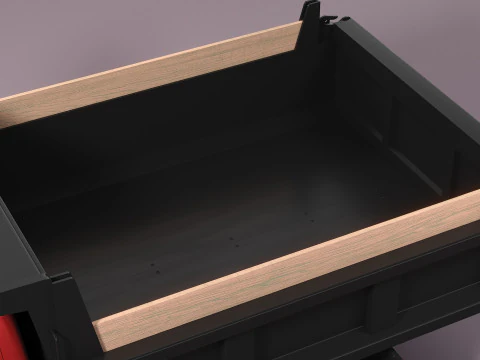 Caminh&atilde;o limpa-neve Modelo 3D