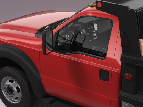 Caminh&atilde;o limpa-neve Modelo 3D