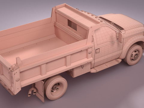 Snow Plow Truck 3D Модель