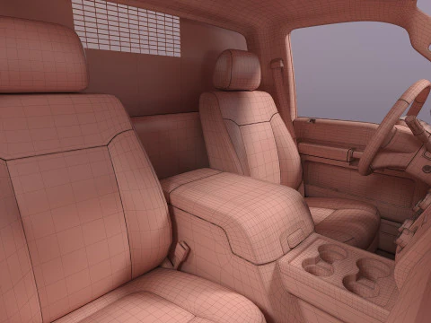 Caminh&atilde;o limpa-neve Modelo 3D