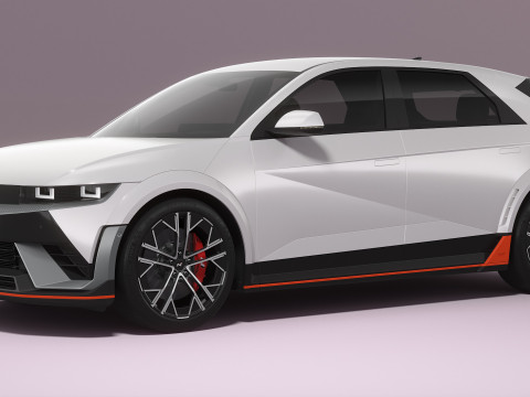 Hyundai Ioniq 5 N 2025 3D Модель