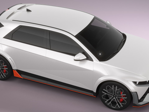 Hyundai Ioniq 5 N 2025 3D Модель