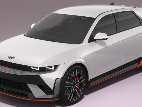 Hyundai Ioniq 5 N 2025 3D Модель