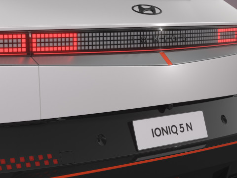 Hyundai Ioniq 5 N 2025 3D Модель