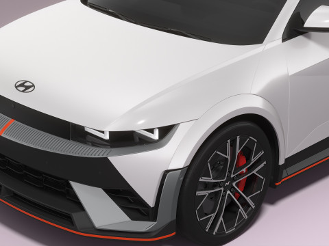 Hyundai Ioniq 5 N 2025 3D Модель