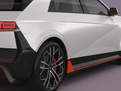 Hyundai Ioniq 5 N 2025 3D Модель