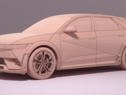 Hyundai Ioniq 5 N 2025 3D Модель