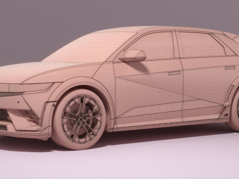 Hyundai Ioniq 5 N 2025 3D Модель
