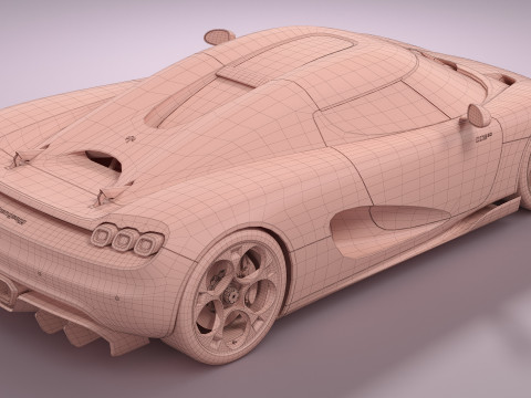 Koenigsegg CC850 3D Модель