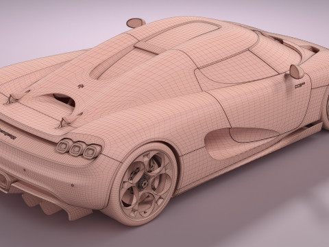 Koenigsegg CC850 3D Модель