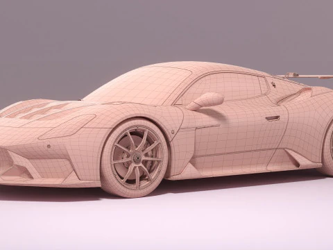Maserati GT2 Stradale 3D Model