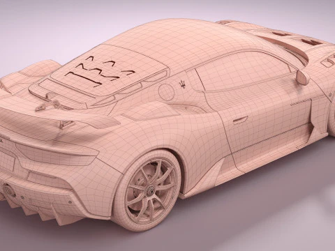 Maserati GT2 Stradale 3D Model