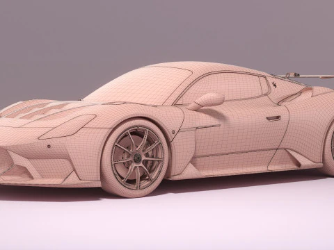 Maserati GT2 Stradale 3D Model
