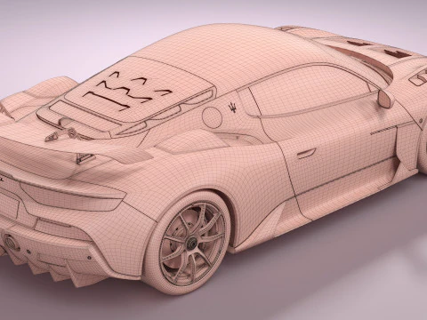 Maserati GT2 Stradale 3D Model