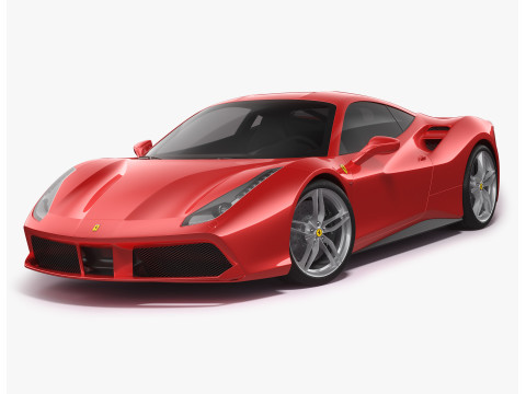 Ferrari 488 2020 3D मॉडल
