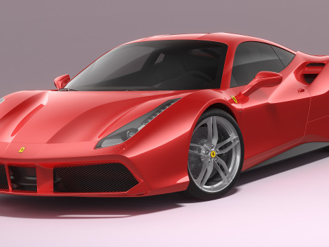 Ferrari 488 2020 3D Model