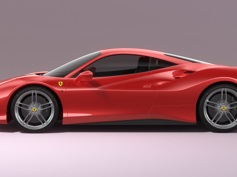 Ferrari 488 2020 3D Model