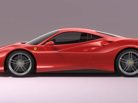 Ferrari 488 2020 3D Model