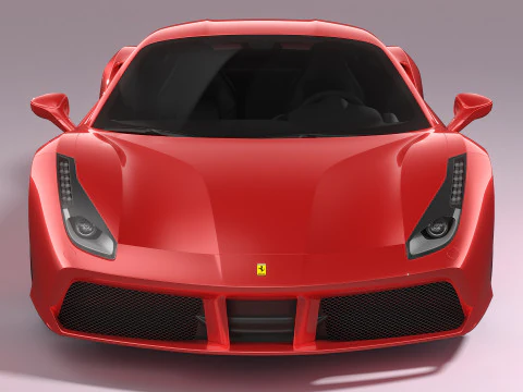 Ferrari 488 2020 3D Model