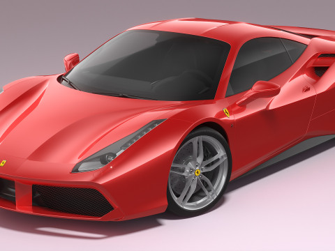 Ferrari 488 2020 3D Model