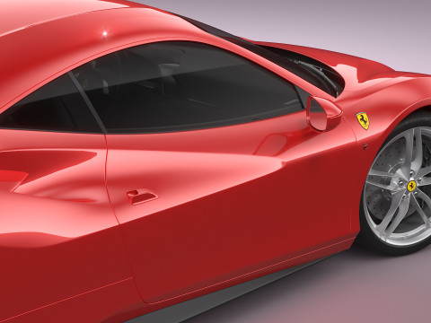 Ferrari 488 2020 3D Model