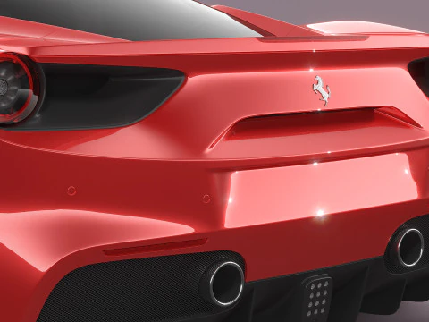 Ferrari 488 2020 3D Model