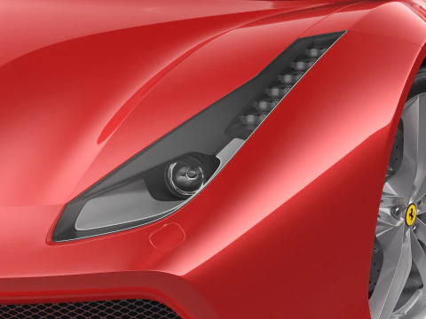 Ferrari 488 2020 3D Model