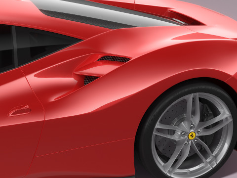 Ferrari 488 2020 3D Model